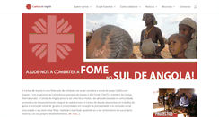 Desktop Screenshot of caritasangola.org